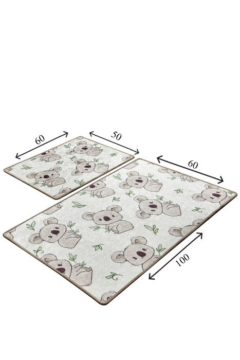 Mijölnir Juego de alfombras de baño Koala - Ecru